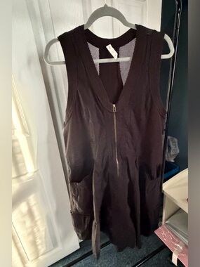 Anthropologie black sporty dress